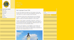 Desktop Screenshot of lionsclub-leipzig.de