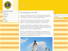 Tablet Screenshot of lionsclub-leipzig.de